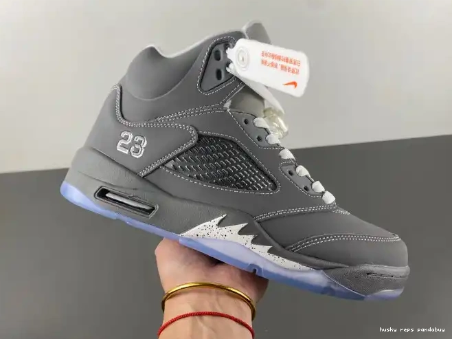 Cheap Husky Retro Jordan 5 Grey 136027-005 Wolf Air 0626